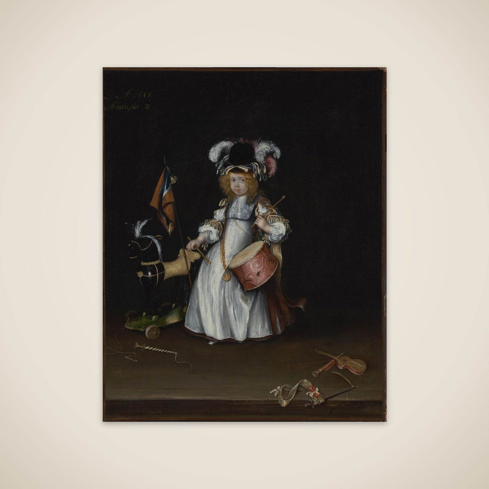 Portrait of Moses ter Borch as a Two-Year-Old unframed print