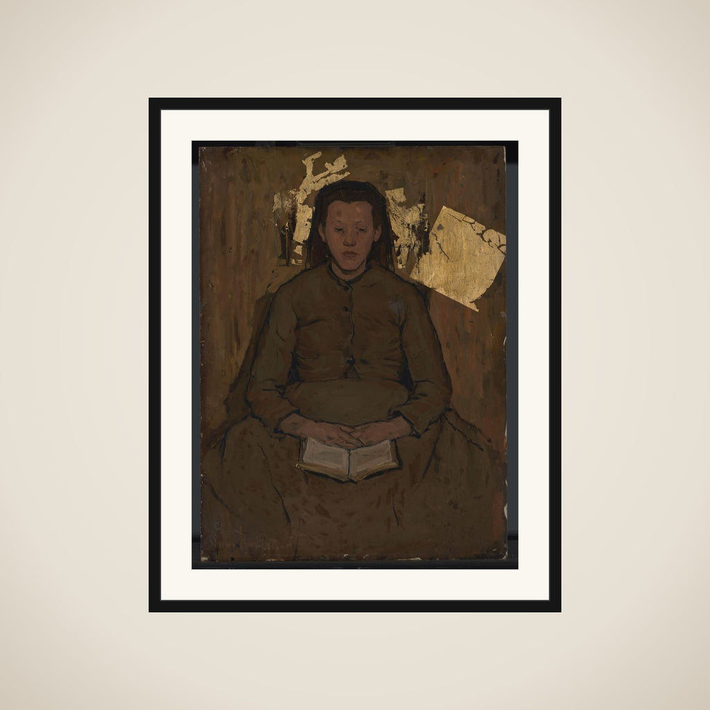 Pietje (Girl Reading) framed