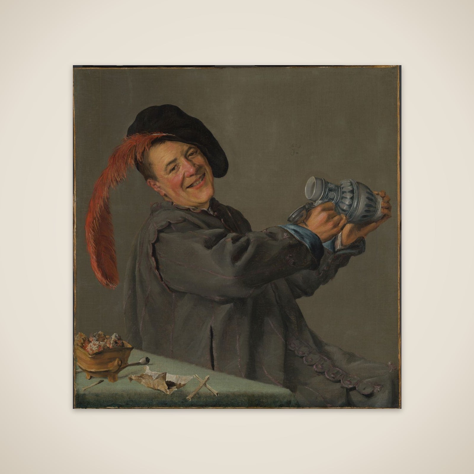 A Fool Holding a Jug, known as ‘The Jolly Drinker’ unframed print