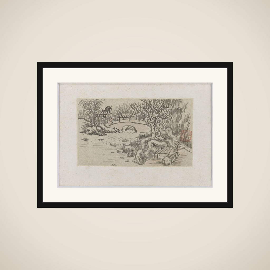 Landscape framed