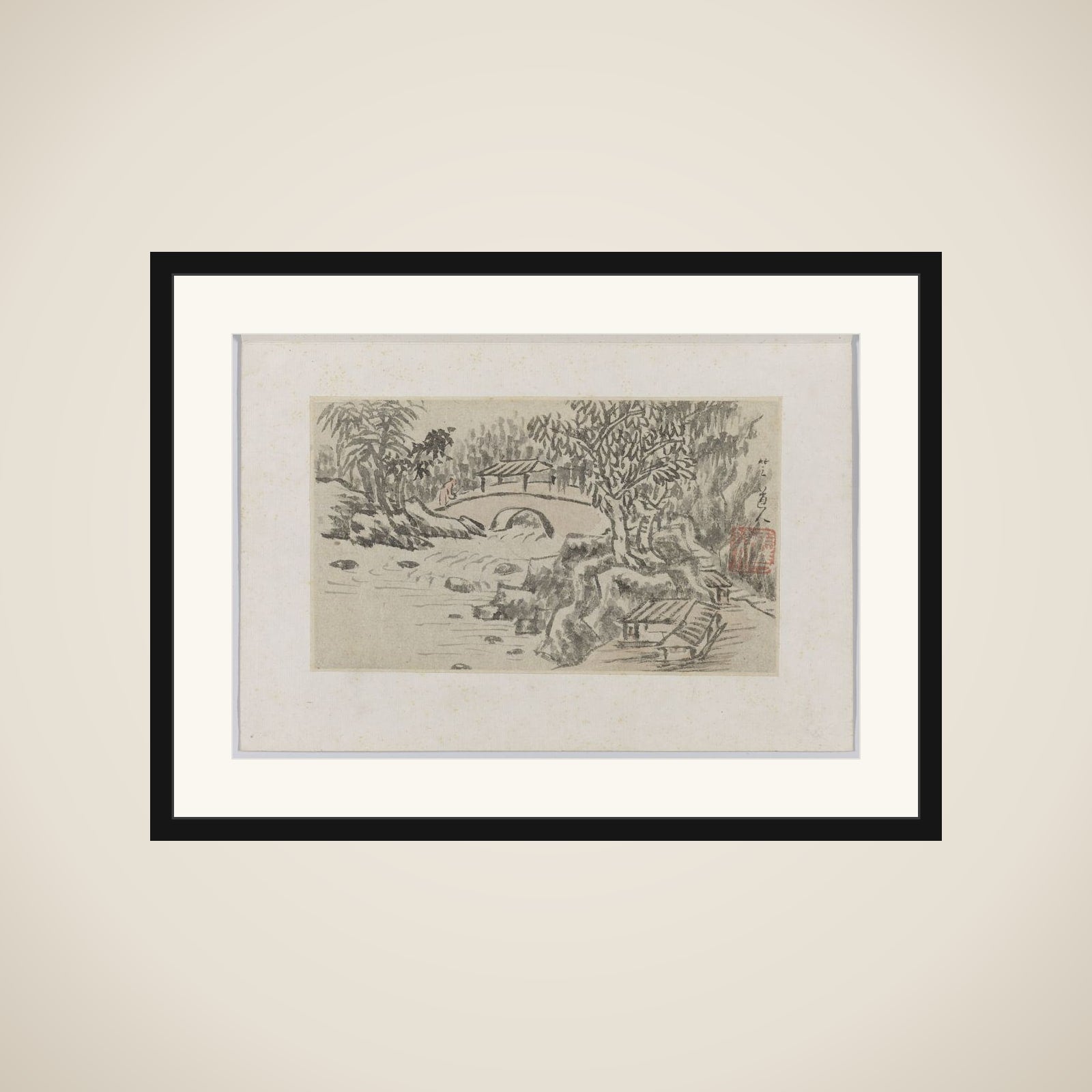 Landscape framed