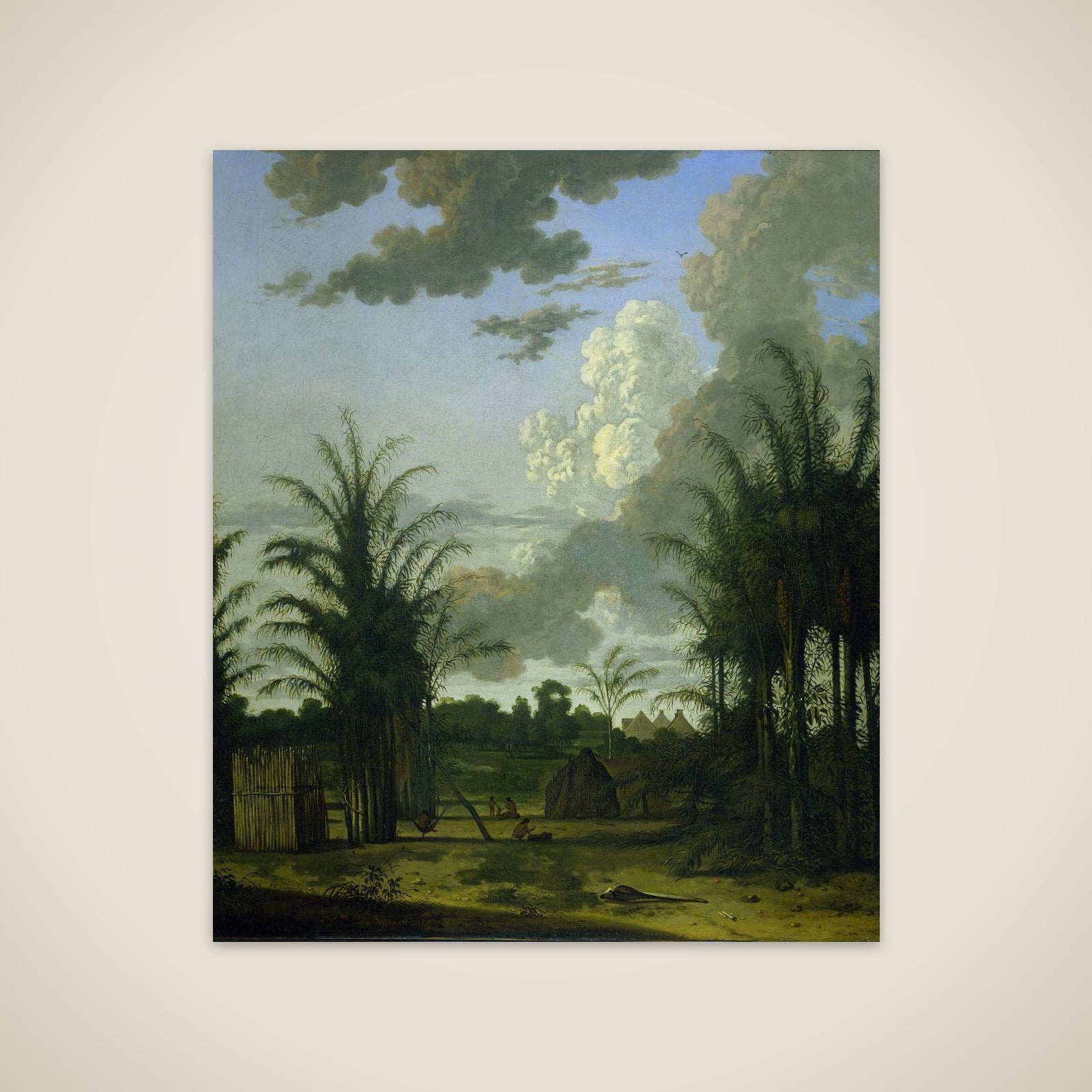 Plantation in Suriname unframed print
