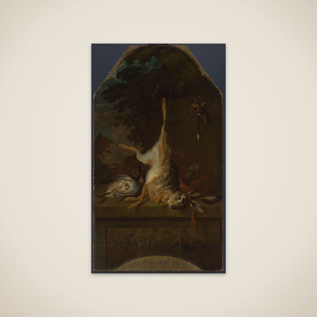 Still Life with Dead Hare and Partridges unframed print