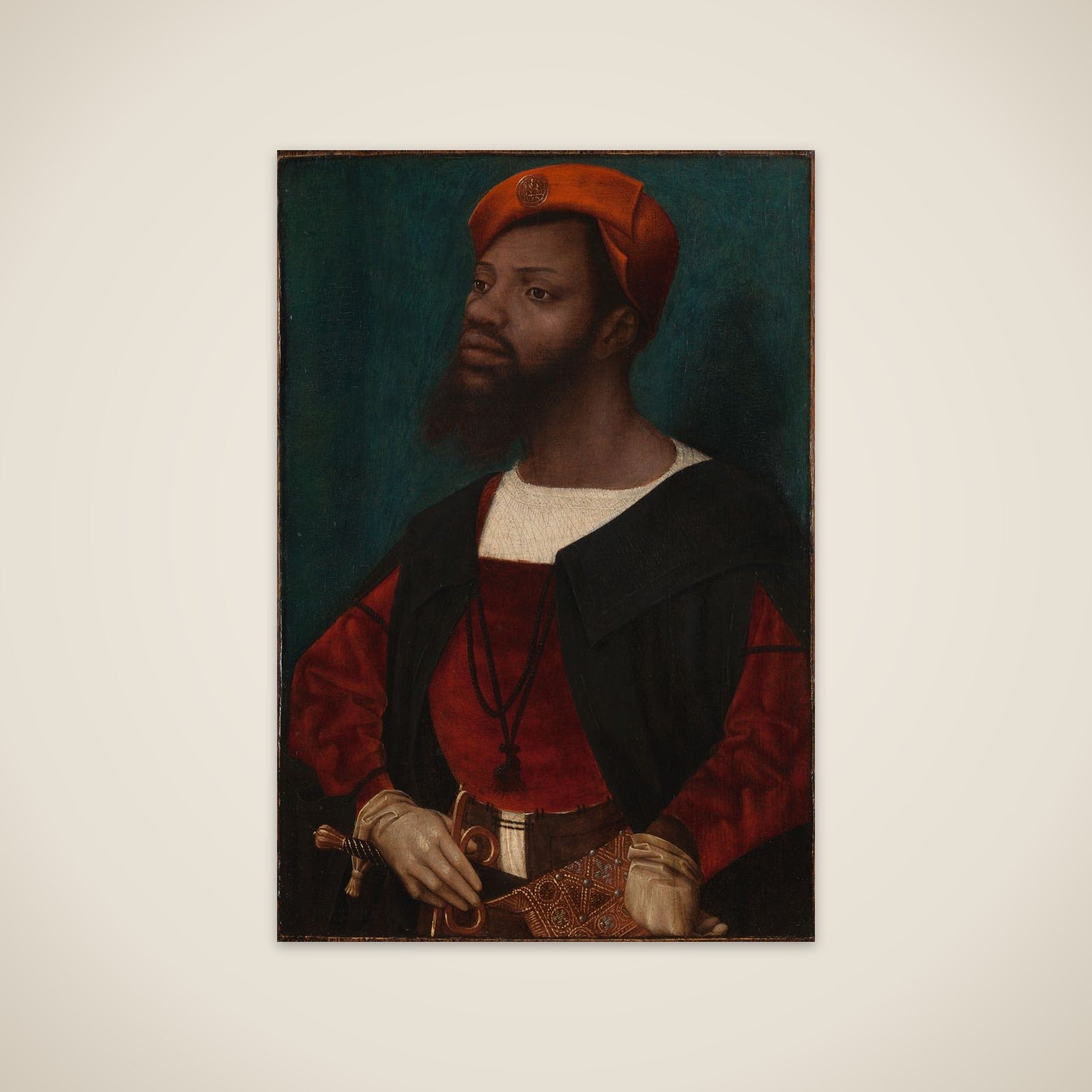 Portrait of an African Man (Christophle le More?) unframed print