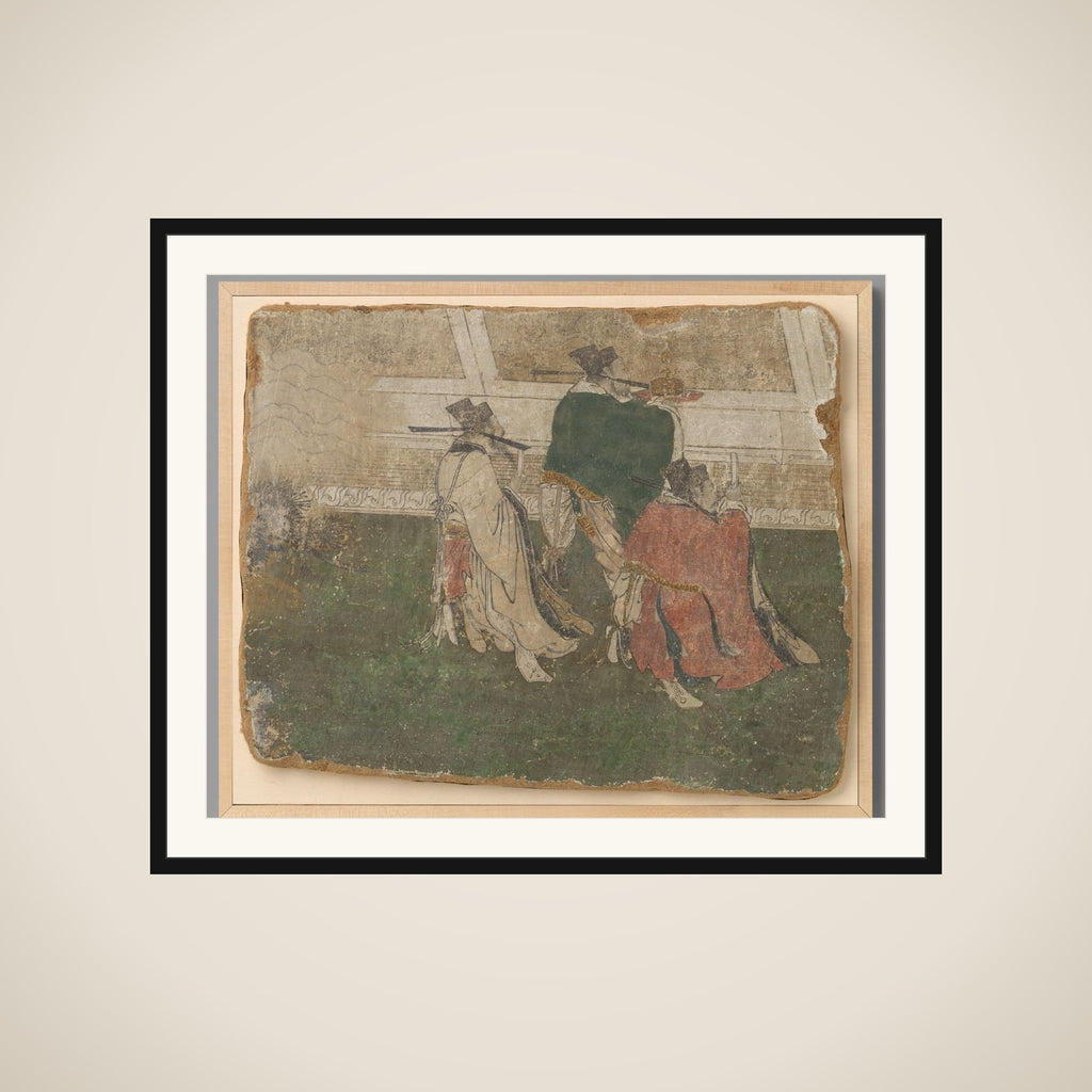 Fragment of a Mural framed