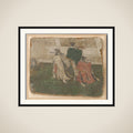 Fragment of a Mural framed