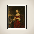 Portrait of Margaretha van Raephorst (1625-90) framed