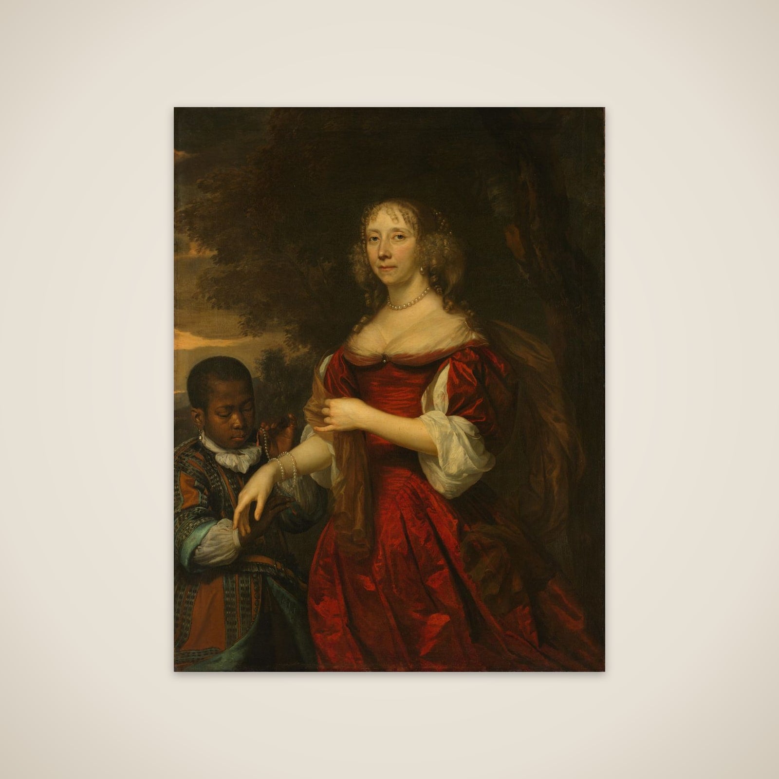 Portrait of Margaretha van Raephorst (1625-90) unframed print