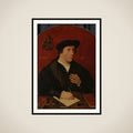 Portrait of a man framed