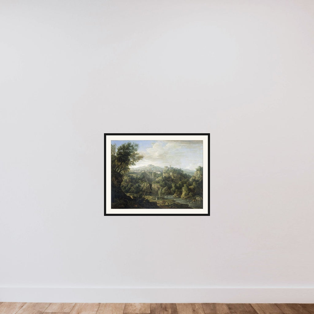 View of Tivoli framed — shown to scale