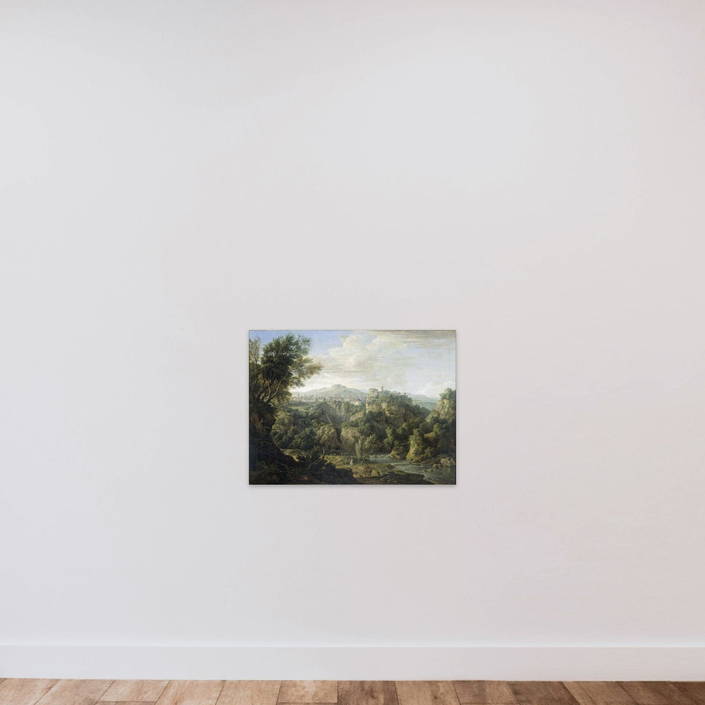 View of Tivoli unframed — shown to scale