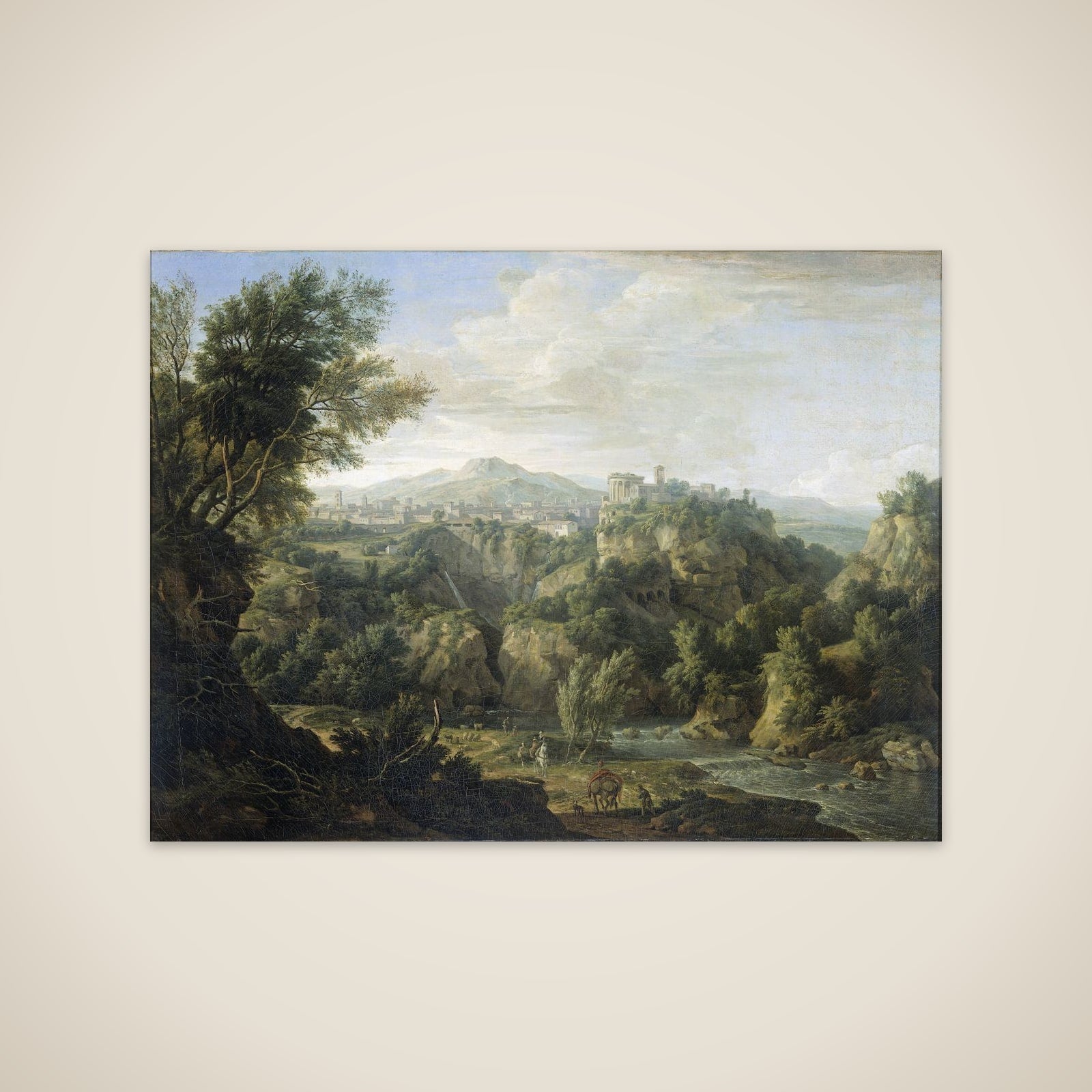 View of Tivoli unframed print