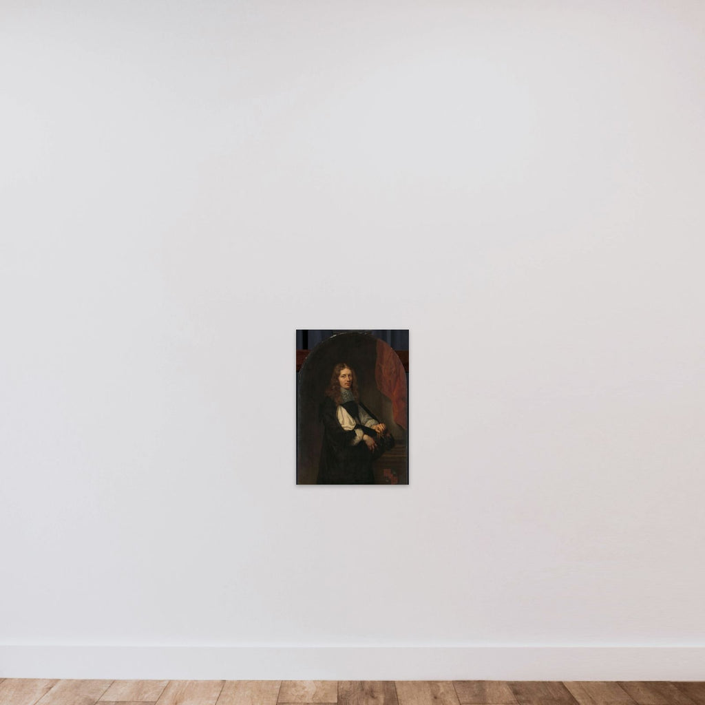 Portrait of Pieter de Graeff (1638-1707), lord of Zuid-Polsbroek, Purmerland, and Ilpendam. Alderman of Amsterdam unframed — shown to scale