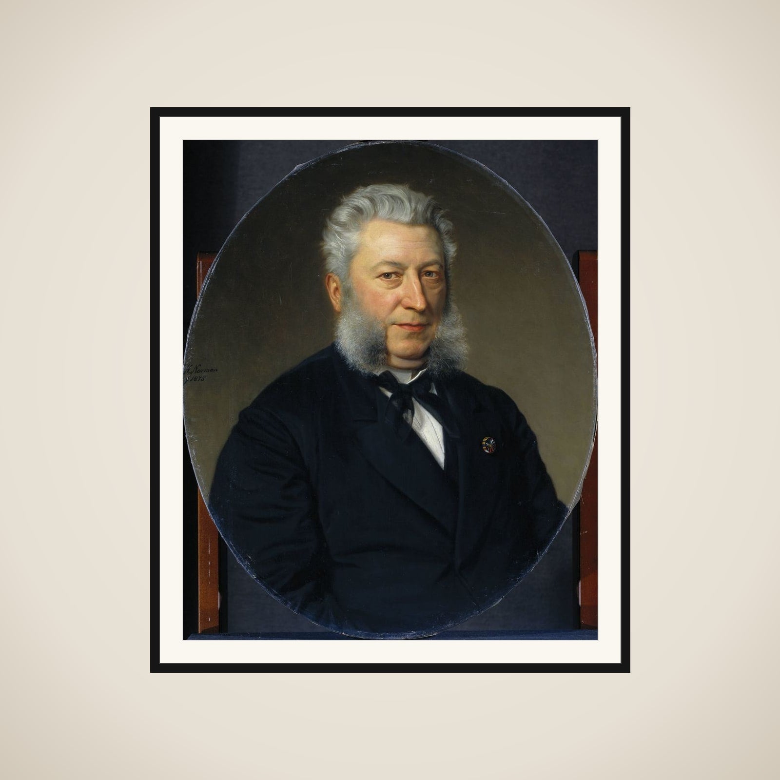 Jan Jacob Lodewijk ten Kate (1818-89). Dichter framed