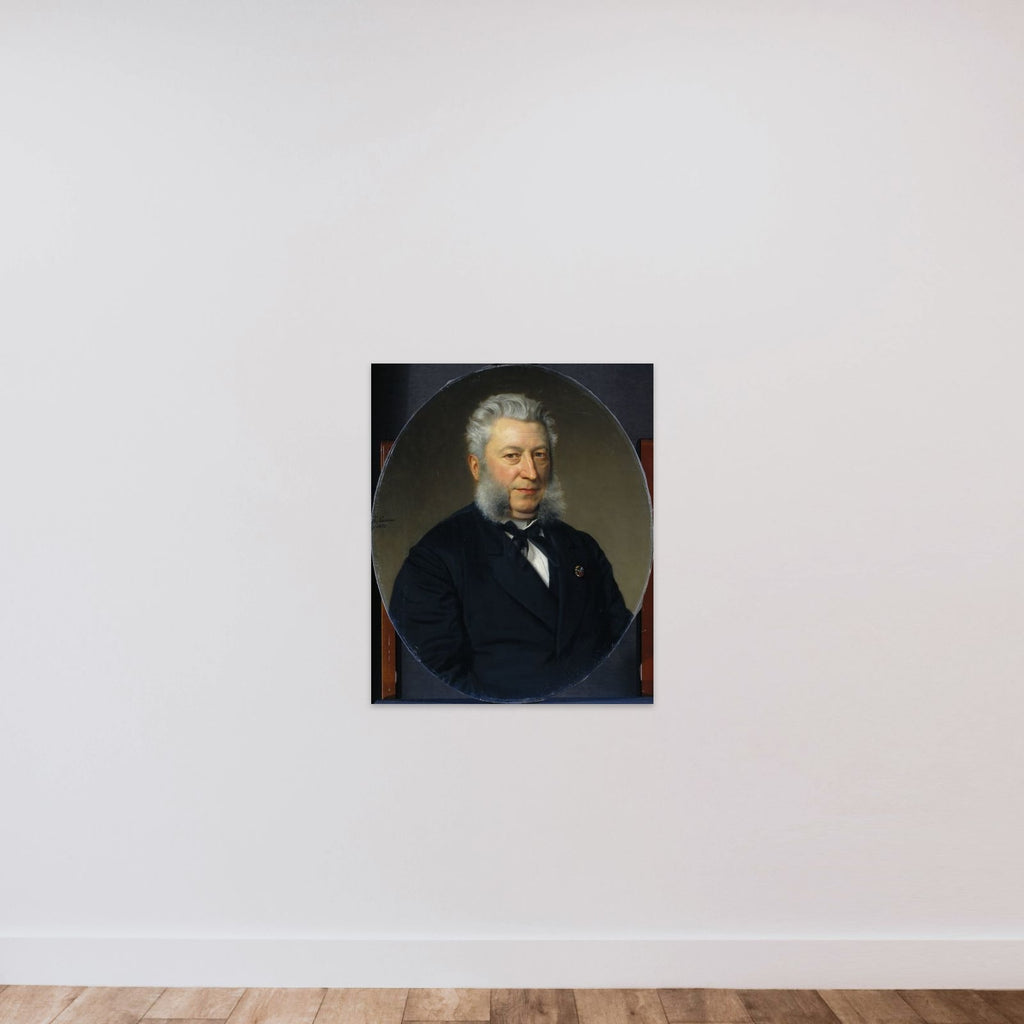 Jan Jacob Lodewijk ten Kate (1818-89). Dichter unframed — shown to scale