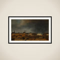 The explosion of the powder magazine in Delft, 12 October 1654 framed
