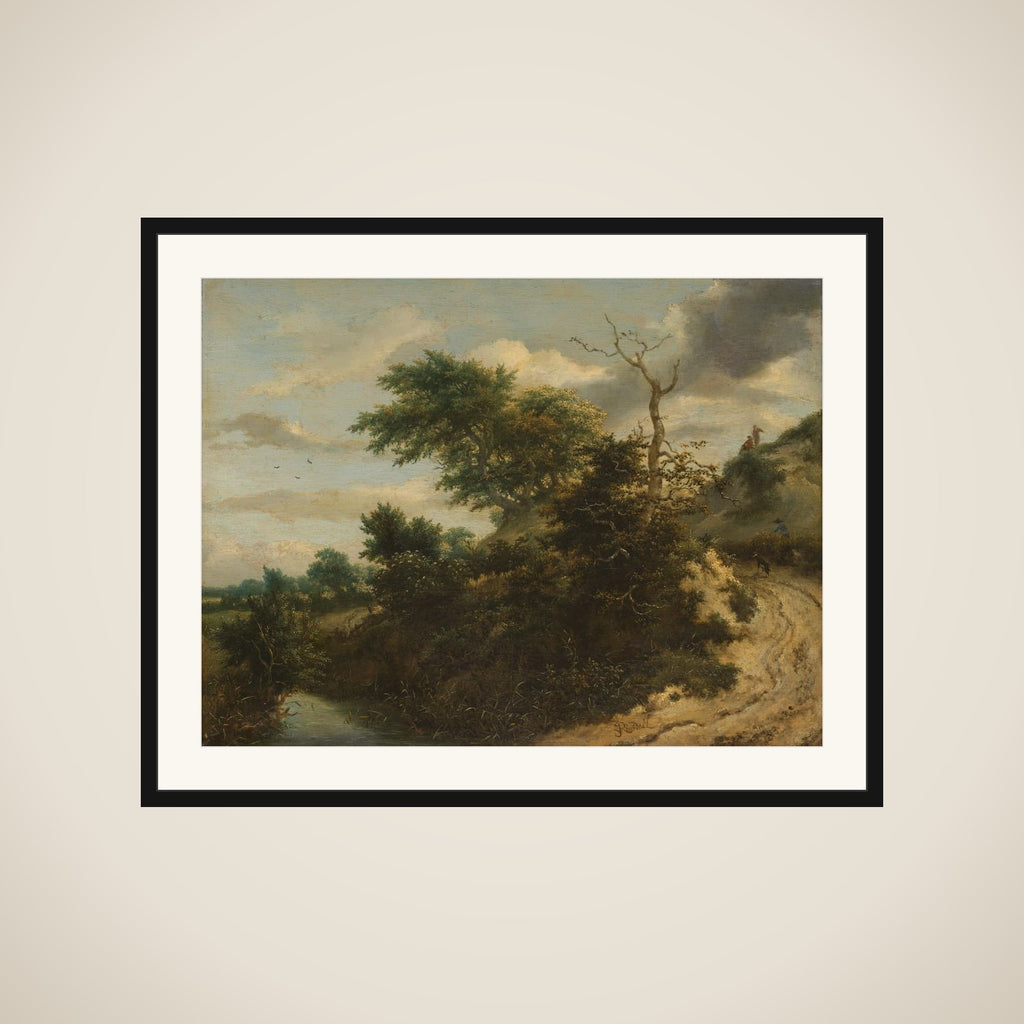 Sandy Track in the Dunes framed