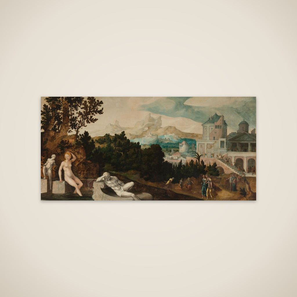 Landscape with Bathsheba unframed print
