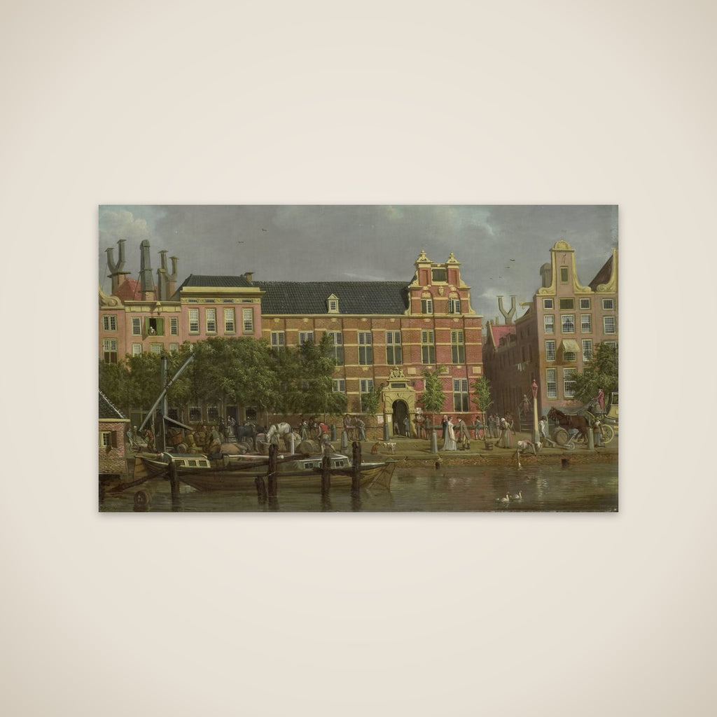 The Latin school on the Singel, Amsterdam unframed print