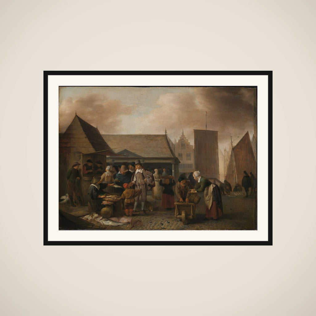 Fish Market framed