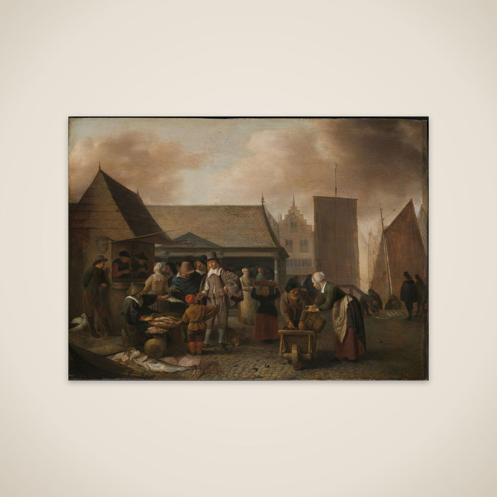Fish Market unframed print