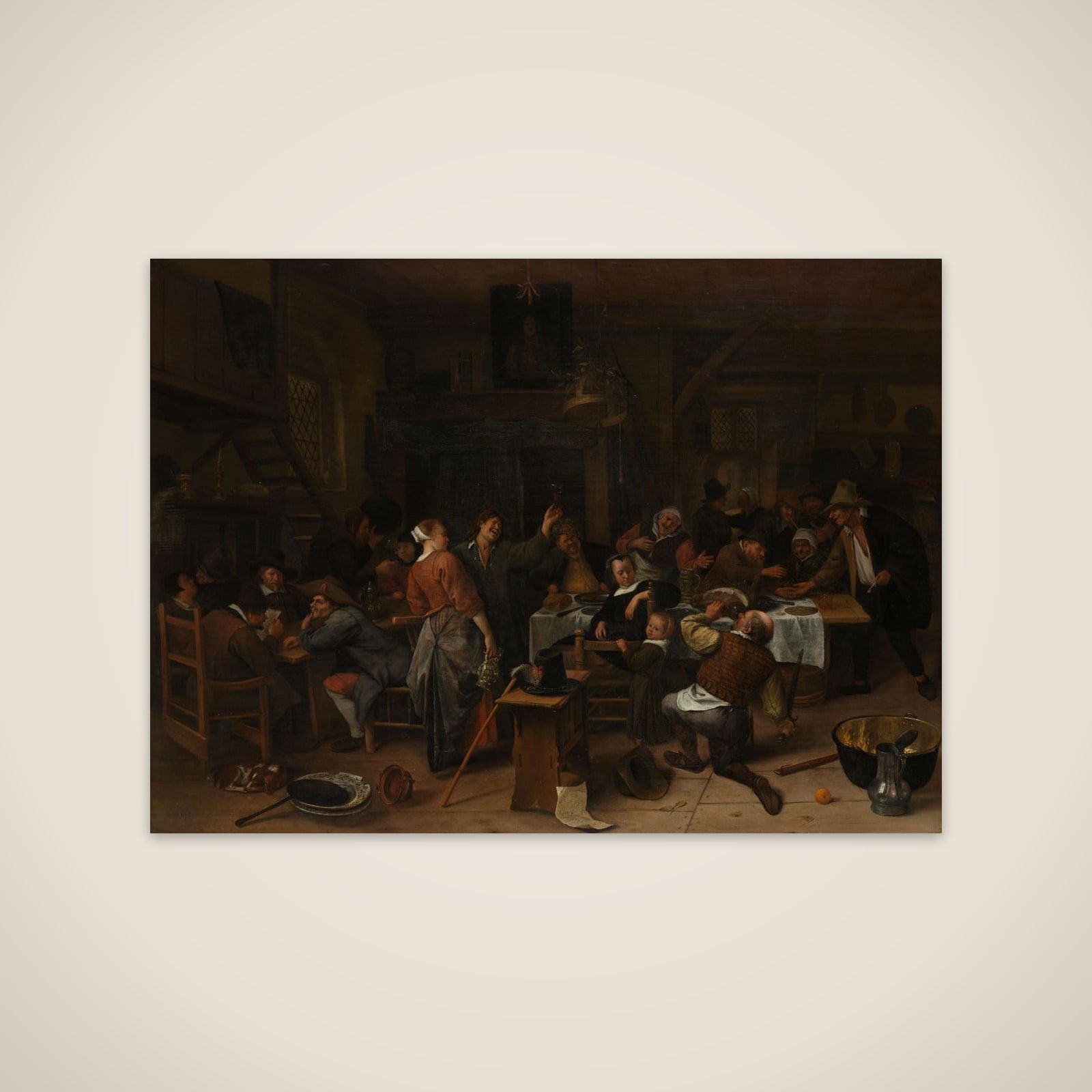 Prince's day: celebrating the birthday of Prince William III unframed print