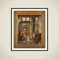 A Cherry Seller at the Door framed