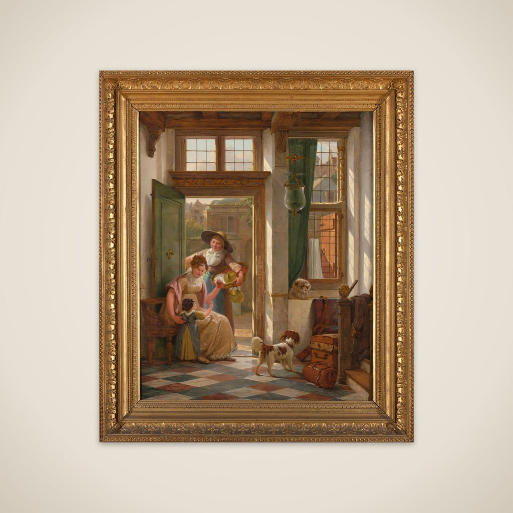 A Cherry Seller at the Door unframed print