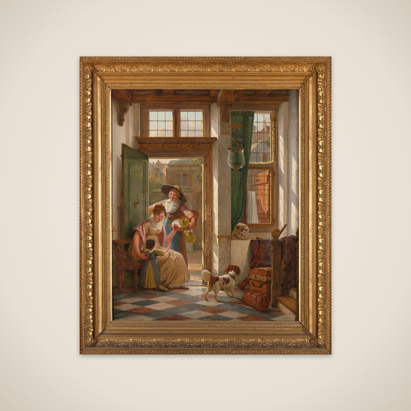 A Cherry Seller at the Door unframed print