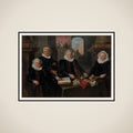Three Regentesses and the ‘House Mother’ of the Amsterdam Lepers’ Asylum framed