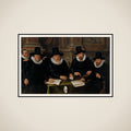 Four Regents and the ‘House Father’ of the Amsterdam Lepers’ Asylum framed