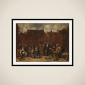 Vegetable Market framed