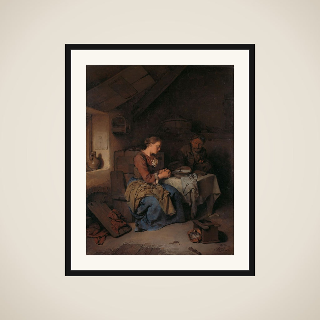 Saying Grace framed