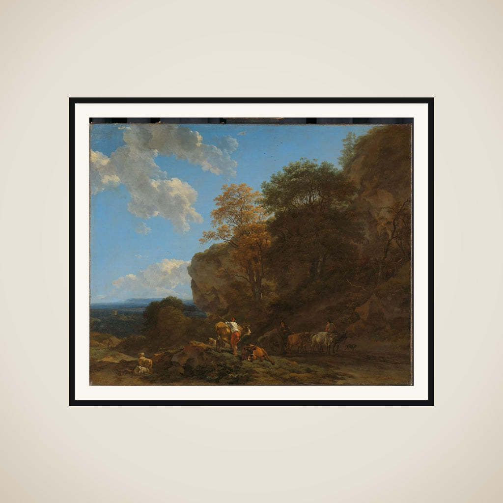 Italian Landscape framed