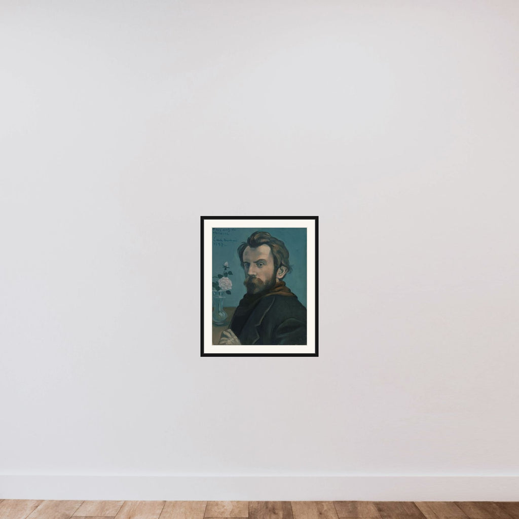 Self-Portrait framed — shown to scale