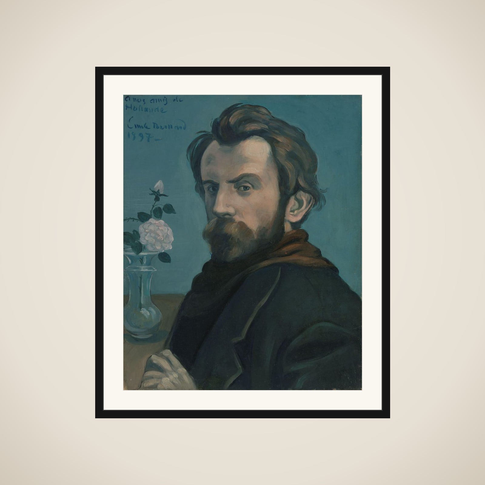 Self-Portrait framed
