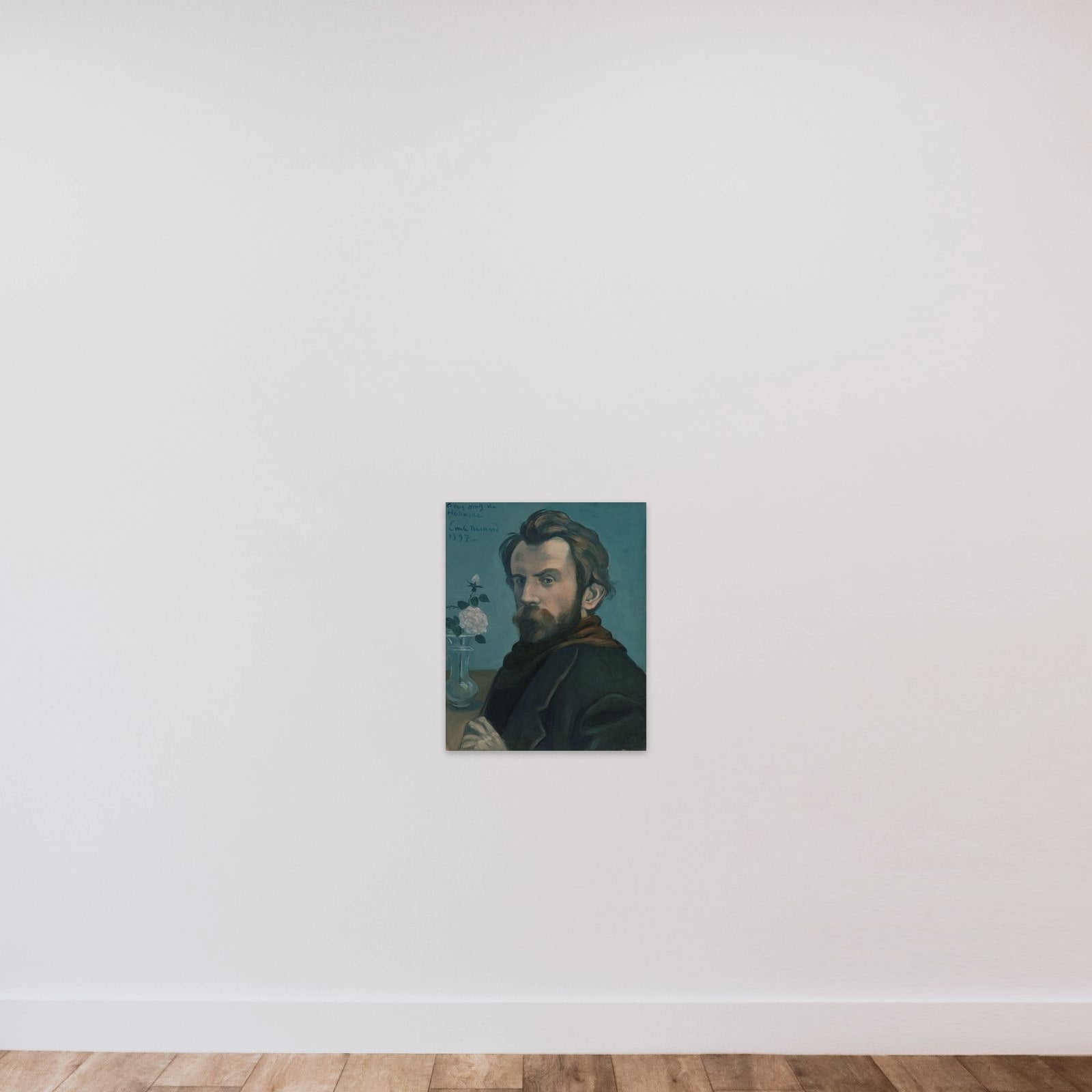 Self-Portrait unframed — shown to scale
