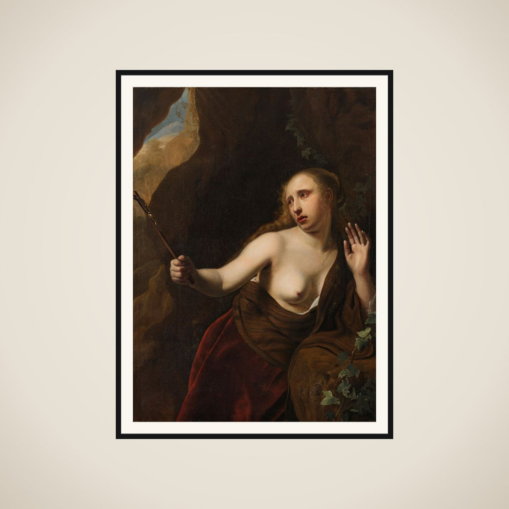 The Penitent Mary Magdalene framed