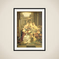 Frederika Sophia Wilhelmina of Prussia (1751-1820). Wife of Prince Willem V, in the Temple of the Arts framed