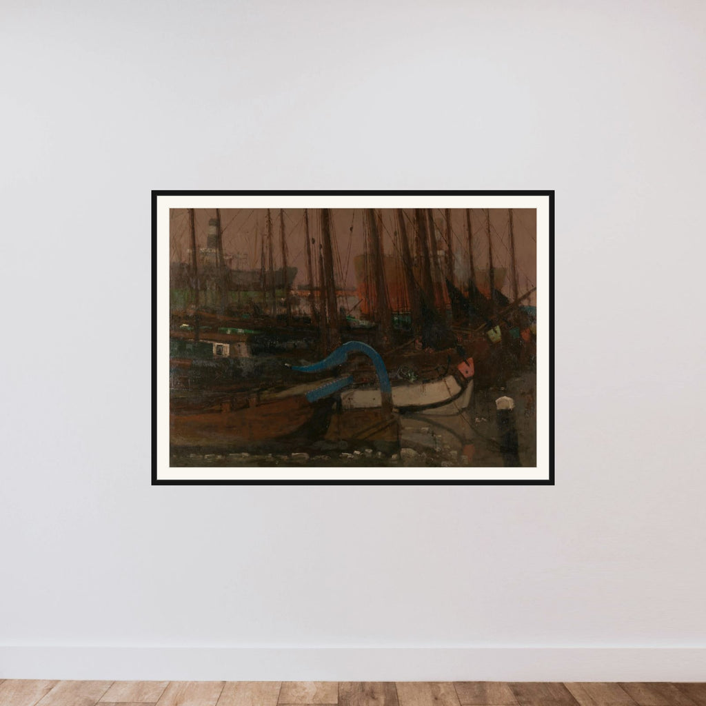 Ships in the Ice framed — shown to scale