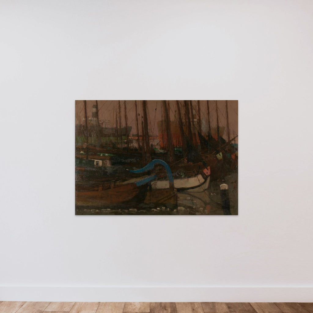 Ships in the Ice unframed — shown to scale