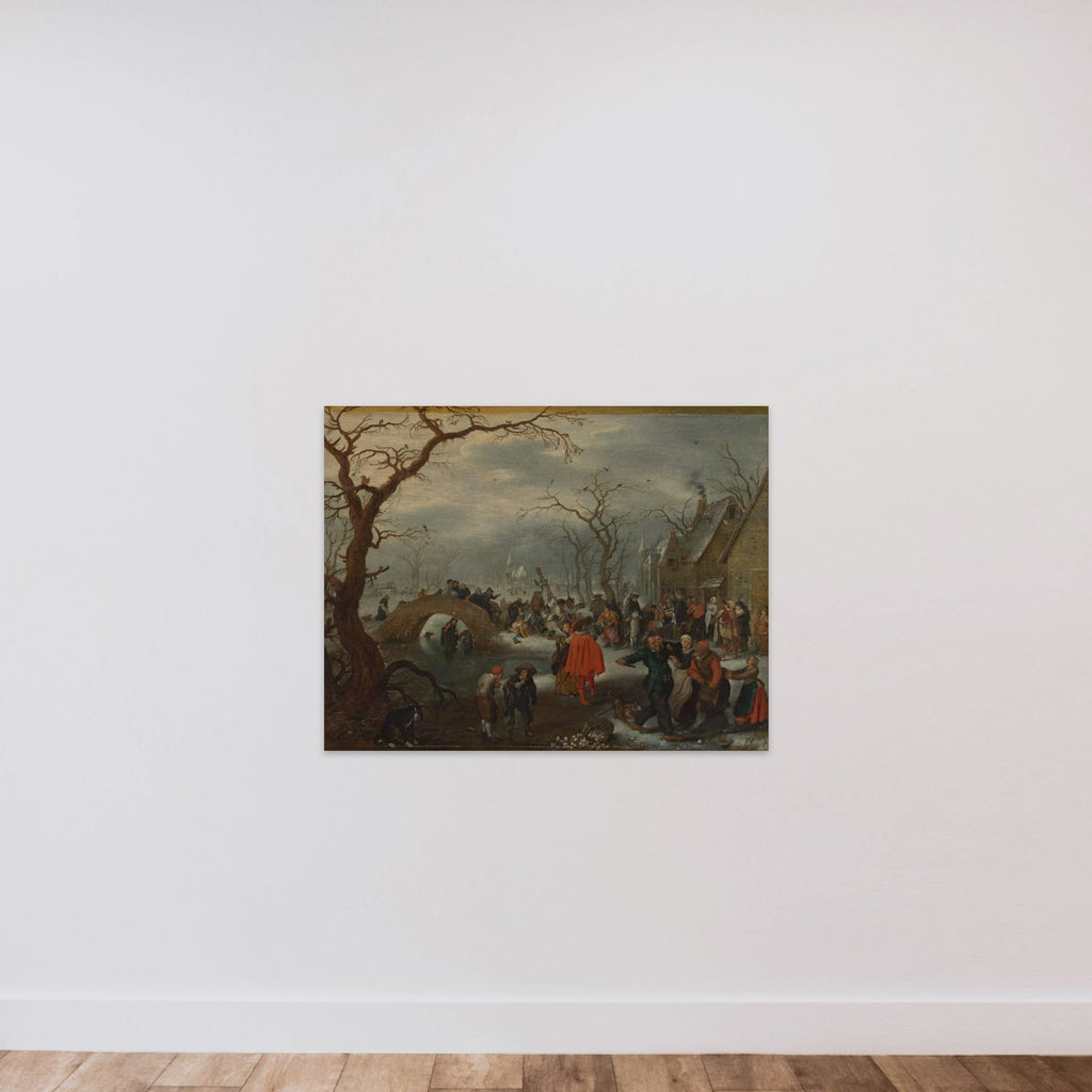 Shrove Tuesday in the Country unframed — shown to scale