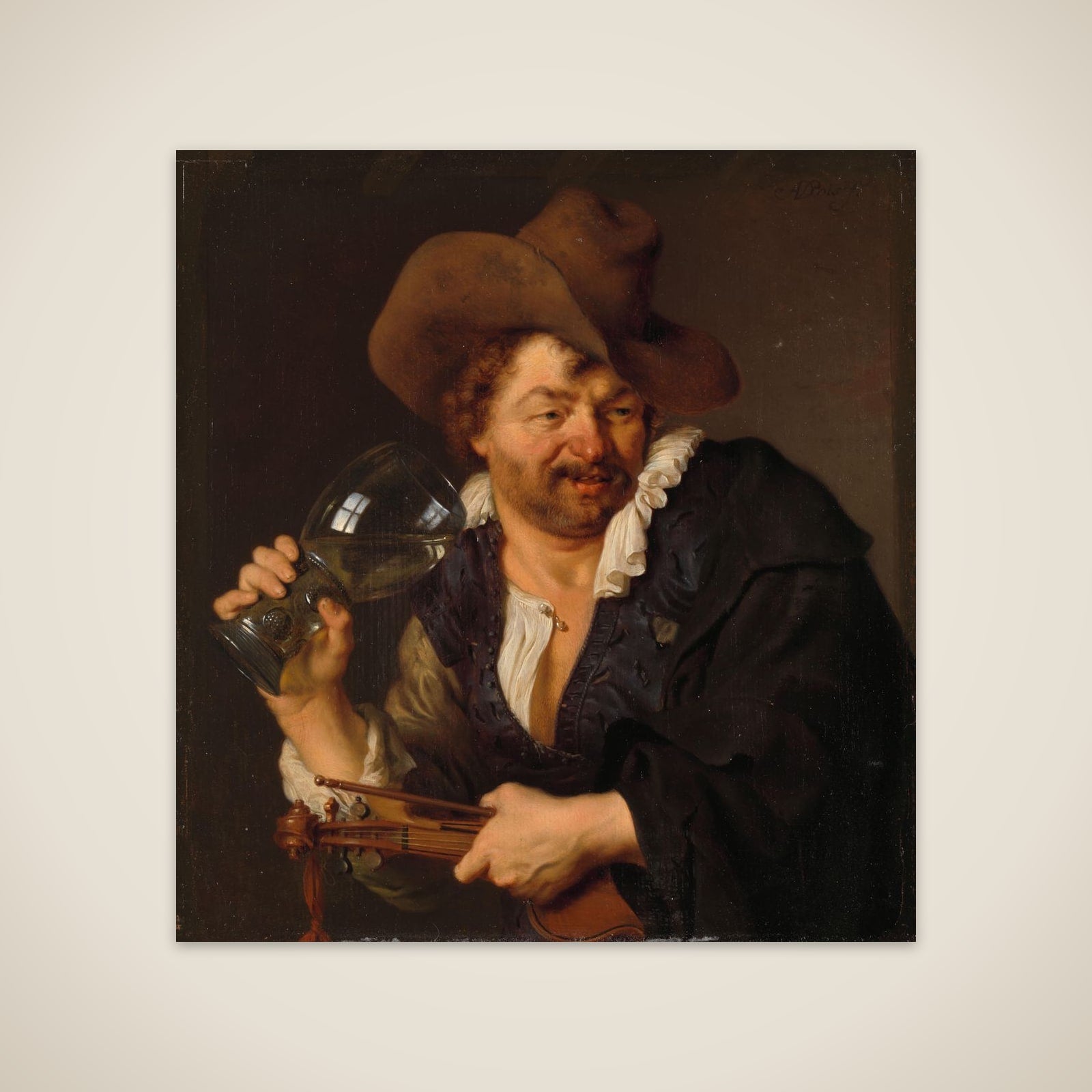 The Merry Fiddler unframed print