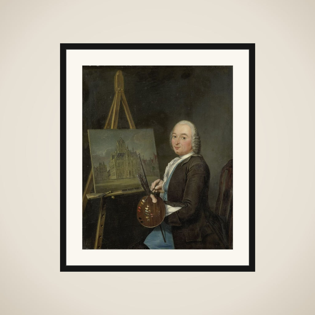 Portrait of Jan ten Compe, Painter and Art Dealer in Amsterdam framed