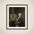 Portrait of Jan ten Compe, Painter and Art Dealer in Amsterdam framed