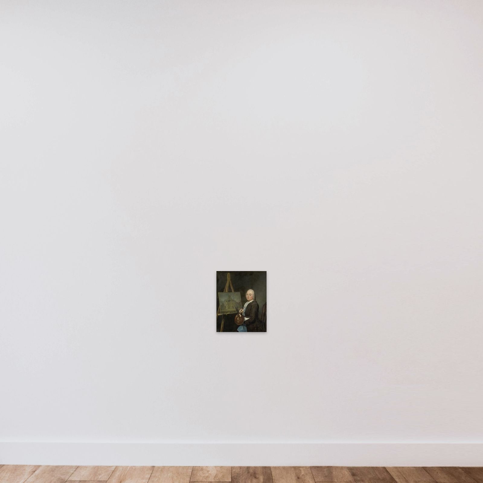 Portrait of Jan ten Compe, Painter and Art Dealer in Amsterdam unframed — shown to scale