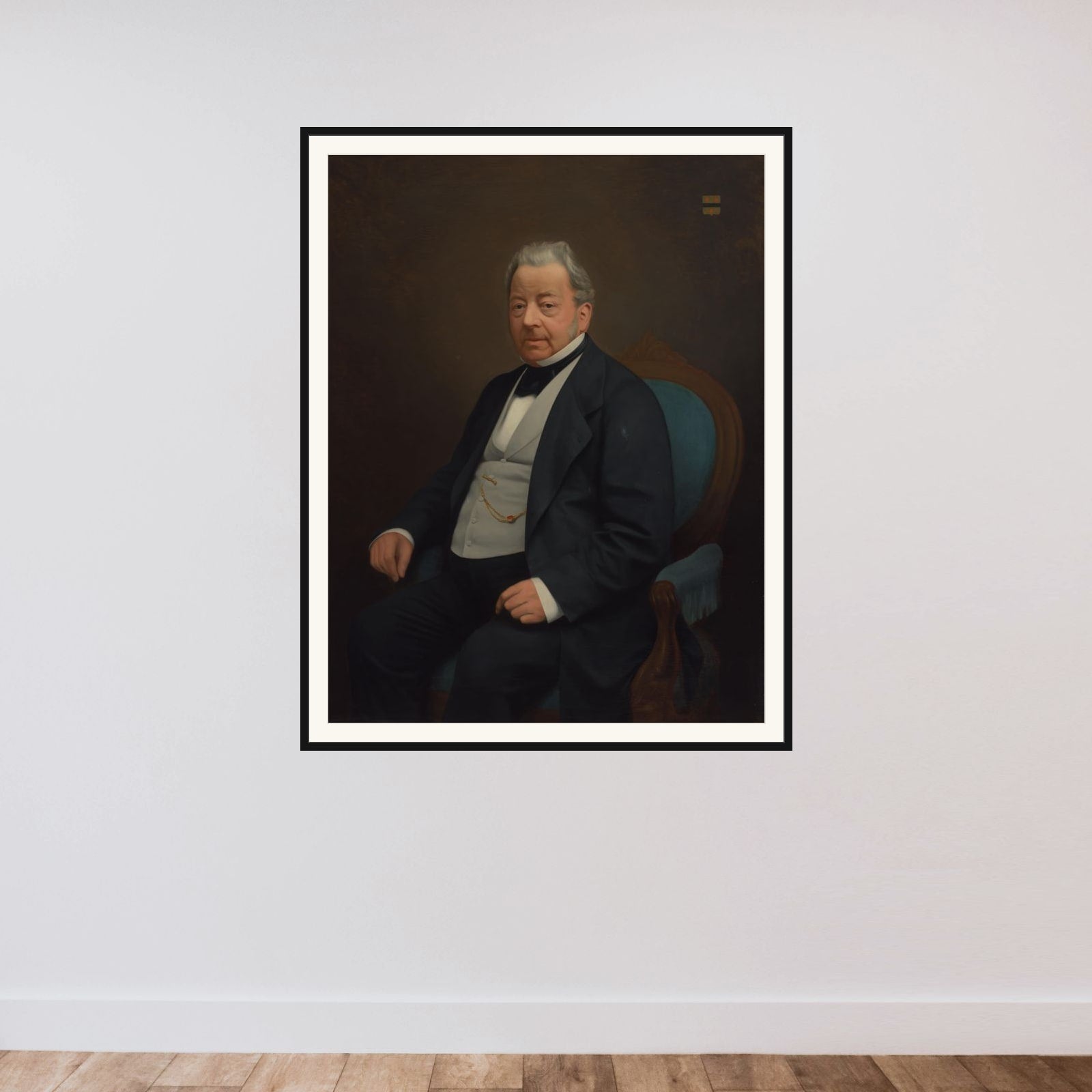 Jonkheer Archibald Jan van de Poll (1800-70) framed — shown to scale