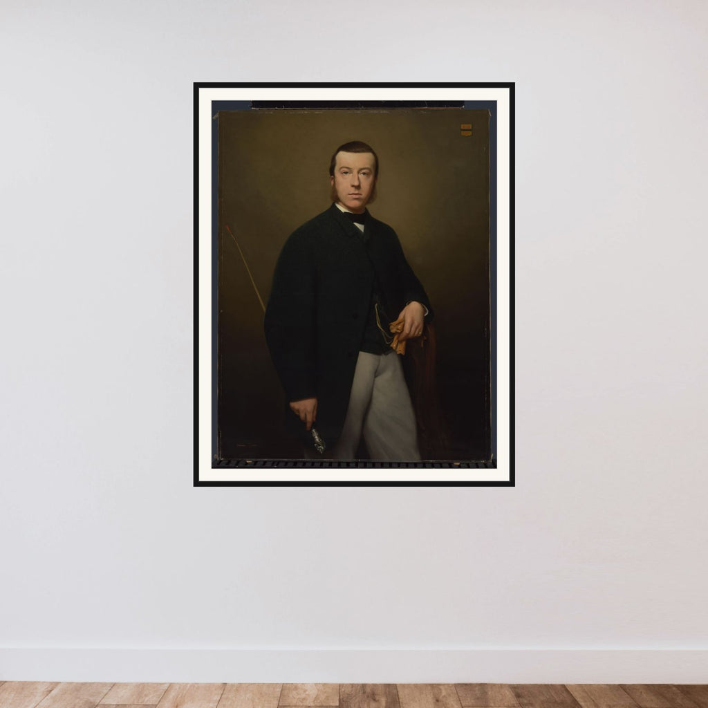 Jonkheer Jacobus Salomon Hendrik van de Poll (1837-80). Wethouder van Velzen framed — shown to scale