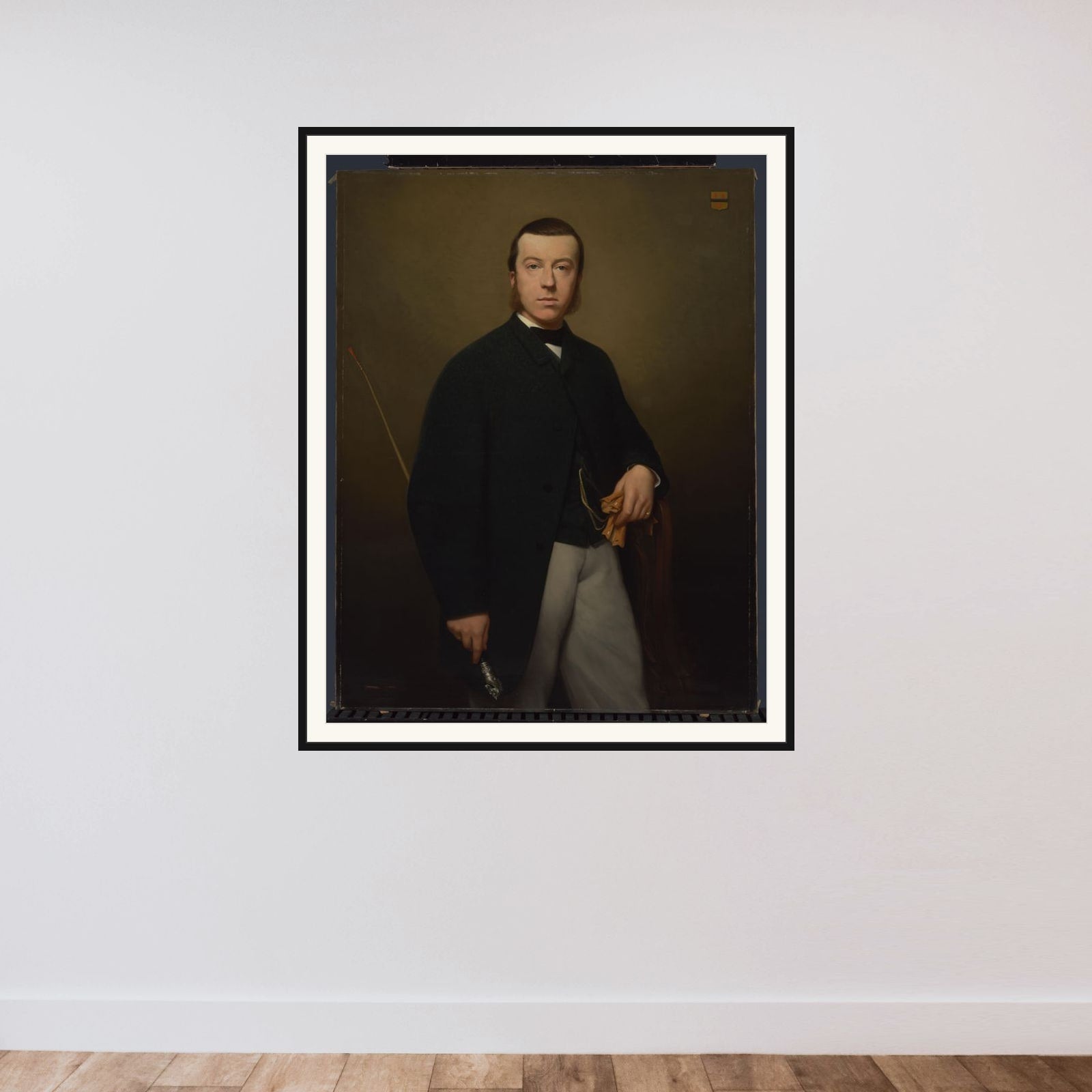 Jonkheer Jacobus Salomon Hendrik van de Poll (1837-80). Wethouder van Velzen framed — shown to scale