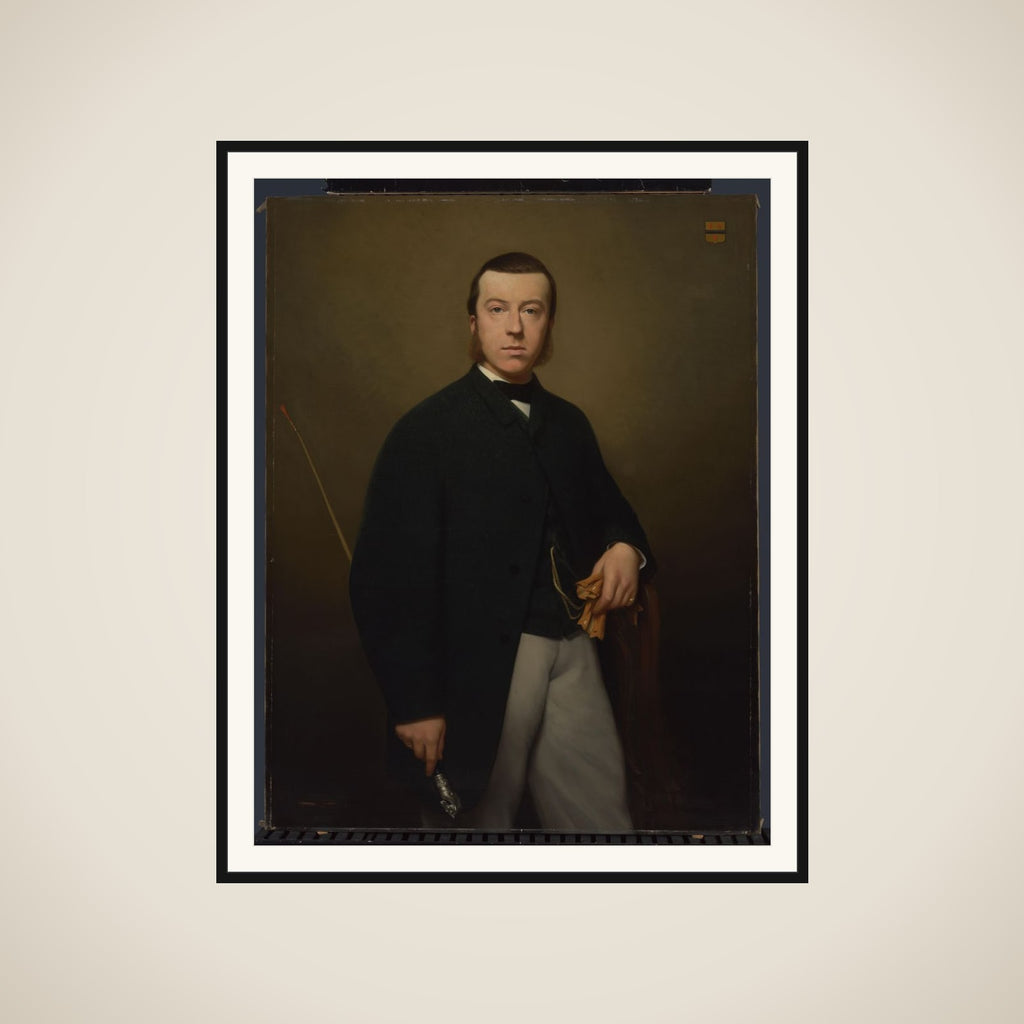 Jonkheer Jacobus Salomon Hendrik van de Poll (1837-80). Wethouder van Velzen framed